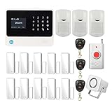 Home Alarm System Smart Anti-theft Siren, SOS Panic Intruder Burglar Alarm, GSM/WiFi/GPRS/Wireless S