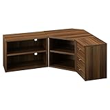 テレビ台 コーナー 3点セット テレビボード 木製 32型 テレビラック ローボード TV台 角 棚 ウォールナット