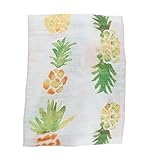 ベビー　シュラフ　布団　寝具　新生児　お出かけ　暖かい　柔らかい　可愛い　お祝い　おくるみ　赤ちゃん　ふわふわ　ブランケット　 (大パイナップル)