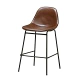 エヴァンスハイチェア(シェル型) EVS-CP2 ブラウン 幅44.5x奥行51x高さ88cm