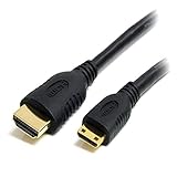 StarTech.com イーサネット対応ハイスピードHDMIケーブル 1m HDMI(タイプA) - Mini HDMI(タイプC) オス/オス HDACMM1M