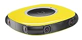 Vuze VR Camera 3D 360° 4K ウェアラブルカメラ 防滴 防塵 (イエロー)