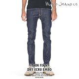 [W32] NudieJeans ヌーディージーンズ THIN FINN シンフィン ORGANIC DRY ECRU EMBO 110268 W32