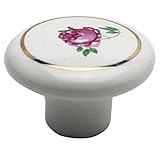 WAKI セラミックつまみ 白花 ３８ｍｍ ＴＷ－１６７
