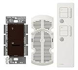 Lutron MIR-LFQMT-BR Maestro Ir 300-Watt Multi-Location Digital Dimmer 1-Amp Quiet Fan Control with R
