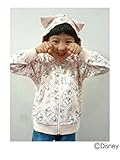 HusHusH(Kids)(ハッシュアッシュ(キッズ))耳付きフード裏毛パーカー(ディズニー) ベビーピンク(171) 11(110cm)