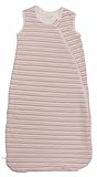 Perlimpinpin Dormeuse pour bébé en fibre de bambou Motif rayé Rose