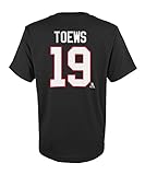 Jonathan Toews Chicago Blackhawks # 19 Youth Player Tシャツブラック ブラック