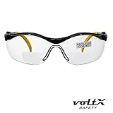 voltX [GTアジャスタブル] 遠近両用（二重焦点）保護めがね（クリアレンズ +1.0） 欧州規格CE EN166F適合 曇り止め加工