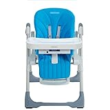 子供用ダイニングチェア 子供用ダイニングチェア多機能折りたたみチェアポータブルシートプラスチック (色 : 青)