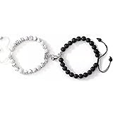 Magnetic Bracelet for Couple Gifts for Boyfriend and Girlfriend - Matching Bracelets for Best Friends Birthday Gifts for Wome