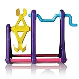 Interactive Baby Monkey登山のKids手スタンドジャングルジムプレイセットToy Monkey – For Fun andテーブルデコレーション f パープル 1202825-0