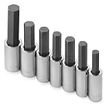 SK Hand Tool 41427 7 Pc.Metric Hex Bit Socket Set