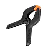 クランプ スプリングクランプ プラスチック製 木工用 挟み 10個 4インチ Aタイプ 黒 高品質 耐久性 軽量