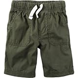Carter's(カーターズ) プルオンポプリンショーツ オリーブ ボトムスショートパンツ 4歳【並行輸入】