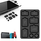 For Switch 2 ダストプロテクター 防塵プラグ 8個セット シリコン製ポートプラグ 傷防止 ダストカバー for Switch 2ゲームコンソール用 ダストプラグセット 湿気対策 滑り止め 端子カバー 交換用 for Switch 2 ドックアクセサリー