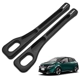 車 隙間クッション ニッサン AURA カーシートギャップフィラー 車 隙間埋め シートクッション 隙間埋めクッション ノート オーラ FE13 / SFNE13型 2021.8～現行 適用車用座席漏れ防止 車用品 小物落下防止 運転席/助手席 2枚入り ブラック