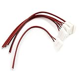 SODIAL(R)5×10ミリメートル5050 LEDライトストリップ ワイヤーコネクタ PCBアダプタ 2ピン