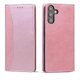 Torske Galaxy S23 スマホケース ギャラクシーS23 ケース ギャラクシーS23 手帳型ケース SCG19 カバー Galaxy S23 ケース 手帳型 内蔵マグネット開閉式 ベルトなし Galaxy SC-51D ケース カードポケット 防水 折り畳み式 横置き機能 便利 Galaxys23 ケース Galaxy S23 SC-51D SCG19 適用 携帯ケース (ピンク)