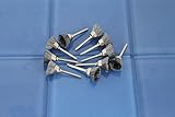 TEMO 10p #531 Stainless Steel Bristle Cup Shape Wire Brush 1/8" shank for Dremel [並行輸入品]
