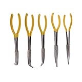 Fenteer 高品質　ラジオペンチ（5本）　ロングリーチプライヤー　11インチ　精密ワイヤープライヤー