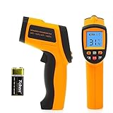 RAXFLY 赤外線放射温度計 非接触温度計 デシタル測定器【-50 ~＋750℃(-58°F~1382°F)】デジタル温度計 赤外線温度計 乾電池付き