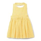 ベビー服 エプロンドレス イエロー サイズ：９０～１００