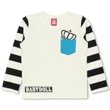 ベビードール ポケットロンT 子供服 130cm ホワイト