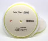 【G6／ミディアムポリッシング】CRE-ELITE　BetaWool-3600　研磨　ポリッシュ　ポリッシャー　ウールバフ　車磨き　ポリッシング　ギアアクション　ダブルアクション　バフ [毛：3000