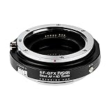 Fotodiox 電子マウントアダプター EF-GFX-FSN-ND (EFマウントレンズ → 富士フイルムGマウント変換） 可変式NDフィルター（ND4-256）内蔵、ファンクションボタン搭載