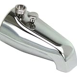 PROPLUS 104014 Bathtub Spout With Top Shower Diverter, Chrome, 3/4 Ips by ProPlus