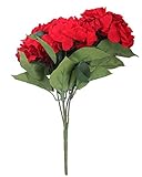 niceeshop ( TM )人工アジサイフラワーBouquetsホームパーティー結婚式装飾 レッド 625779107424