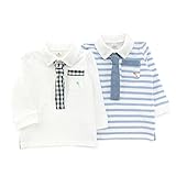 La Chiave(ラ キエーベ) ネクタイ付Ｔシャツ (80～130cm) キムラタンの子供服 (53263-171a) オフホワイト 100