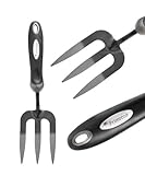 Primrose 人間工学に基づいたハンドル付き炭素鋼製除草フォーク - TE9458