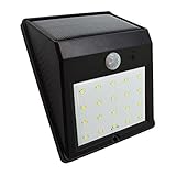 LED 1 W明るいソーラーパネルアウトドアLEDライト20 LEDワイヤレスモーションセンサーセキュリティ照明ランプの庭セキュリティパティオデッキYard SLOT
