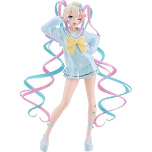 グッドスマイルカンパニー TVアニメ『NEEDY GIRL OVERDOSE』 POP UP PARADE 超絶最かわてんしちゃん アニメVer. プラスチック製 塗装済み完成品 ノンスケール 専用台座付属 全高約170mm