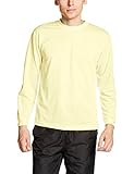 [グリマー] 長袖 メンズ 4.4オンス ドライ ロングスリーブ Tシャツ [クルーネック] 00304-ALT ライトイエロー 140cm (日本サイズ140相当)