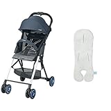 【セット買い】コンビ Combi ベビーカー F2 Limited AF ネイビー (NB) +1秒タオル マルチフィットシート QJ グレー