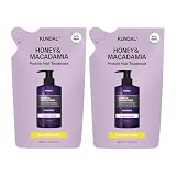 【クンダル】イランイランの香り | ハニー＆マカダミア 詰め替え用 トリートメント (400ml) 香水トリートメント 韓国ヘアケア