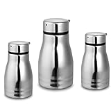 LianShi ステンレスオイル差し 醤油差し 油容器 防塵防虫 142ml 255ml 370ml