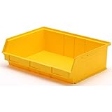 fami プラスチックコンテナ [ イエロー / L ] スタッキングボックス