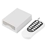 Akozon DC 12Vリレー12チャンネルワイヤレスRFリモートコントロールスイッチ送信機＆受信機rfリレー