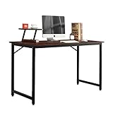 DlandHome オフィスデスク 机 パソコンデスク(幅100×奥行50×高さ75cm) テーブル 勉強机 大人 ワークデスク