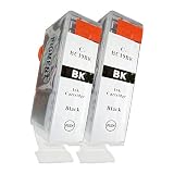 Canon キャノン BCI-9(PGBK/顔料)【2本セット】 最新 互換 インクカートリッジ 《ICチップ搭載・残量表示対応》 9 9PGBK (対応機種: PIXUS MP970 / MP960 / MP950 / MP830 / MP810 / MP800 / MP610 / MP600 / MP500 / MX850 / iP7500 / iP5200R / iP4500 / iP4300 / iP420 )【STAR JET製】