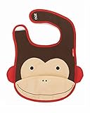 Skip Hop Zoo Tuck-Away Bib スキップホップ ズー タッカウェイ アニマルビブ (モンキー) [並行輸入品]