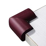 Paico Home Toddler Safty Protector Table Corner Guard NBR Foamed Material 6x3.5 CM - Brown by Paico