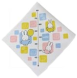 西川 リビング 日本製 ミッフィー ベビー 湯上げタオル 裏ガーゼ MFブロック 80×80cm 1550-50008
