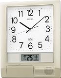 ＳＥＩＫＯ　電波プログラムクロック　４２９×３４５×５７　銀色メタリック　3025683 PT201S