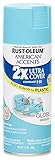 Rust Oleum 280726 American Accents Ultra Cover 2X Spray Paint, Gloss Seaside, 12-Ounce [並行輸入品]