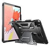 SUPCASE iPad Pro 12.9 ケース 第五世代 5G 2021年モデル スタンド内蔵 落下衝撃保護 アイパッド12.9インチ Apple Pencil(第2世代)ペアリング iPad Pro 12.9 第5世代用 黒[UB Series]